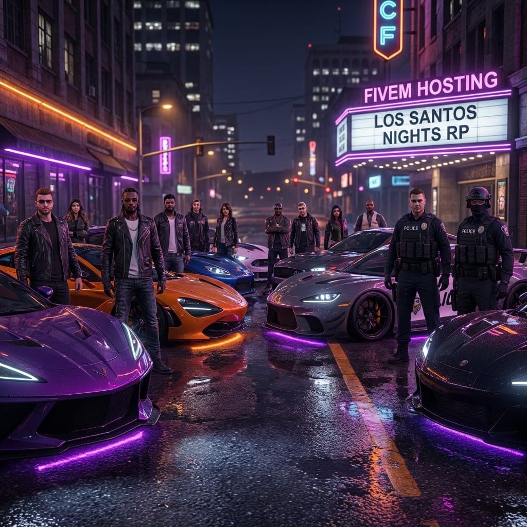 FiveM Server Kiralama - GTA 5 Roleplay