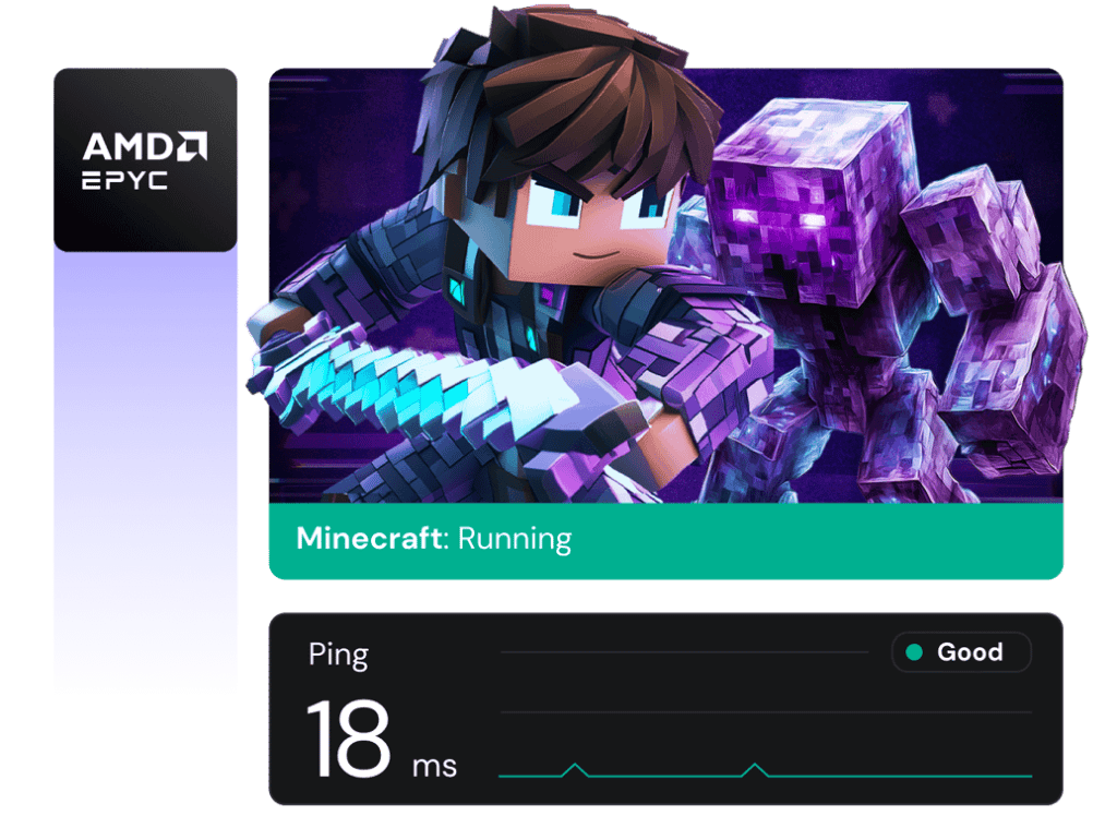 Minecraft Sunucu - AMD EPYC Performans