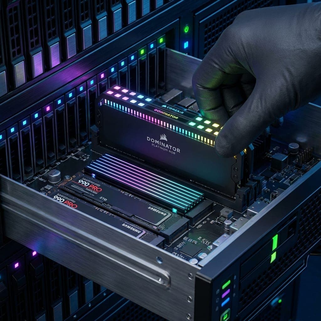 Dell HP Enterprise Dedicated Sunucu Donanımı RAM SSD