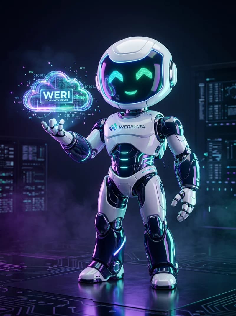 Weridata Global Cloud AI Mascot